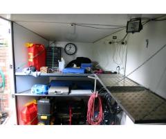 ENCLOSED CAR TRAILER AS NEW SUIT SMALL TO MEDIAM  CAR LOTS OF EXTRAS READY TO GO