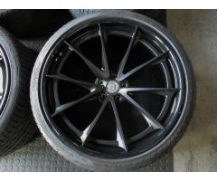 HRE S204 Wheels and Tires for Ferrari 488 21" 22" Satin Black / Gloss Black