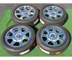 Factory Rolls-Royce Phantom Wheels Tires Set 4 New OEM Drophead Forged Chrome 21
